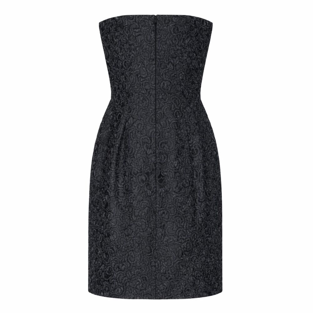 NWT Tinsel Lace POCKETS Prom Dress J.Crew 00 XXS Boned Metallic Strapless 58522 - Picture 3 of 12